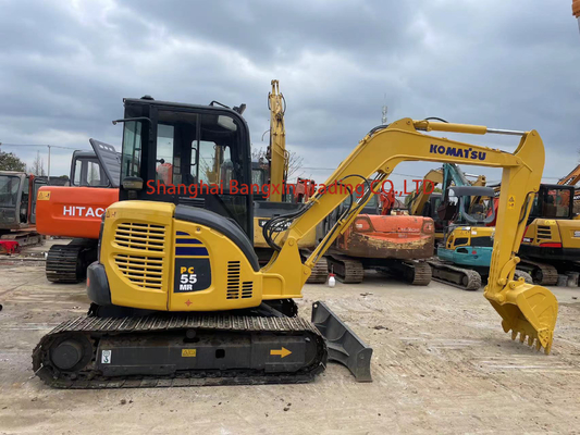 Usato Komatsu PC55MR-2 mini escavatore 28.5k anno 2021 in ottime condizioni
