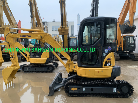 3500 KG mini escavatore Komatsu PC35 usato con spedizione gratuita e alta produttività