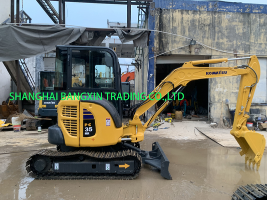 3500 KG mini escavatore Komatsu PC35 usato con spedizione gratuita e alta produttività