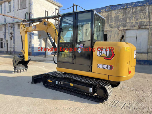 Miniescavatore di seconda mano Cat 306E2 con potenza elevata e elevata stabilità idraulica
