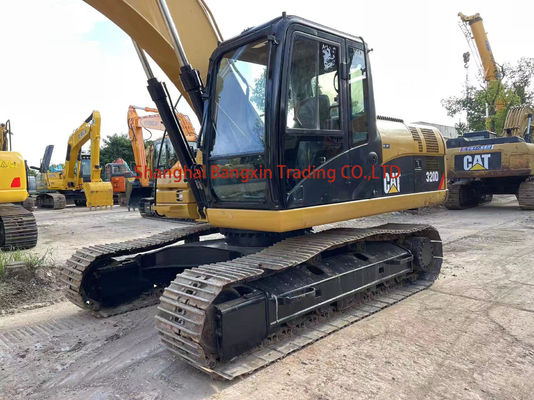 Originale cilindro idraulico usato Cat 320D escavatore a Shanghai 20000 KG Peso della macchina