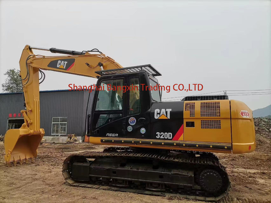 Originale cilindro idraulico usato Cat 320D escavatore a Shanghai 20000 KG Peso della macchina