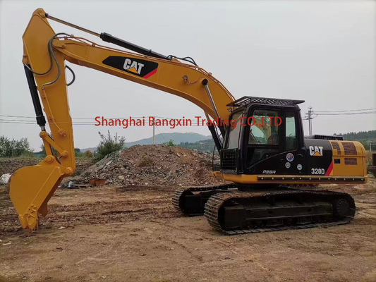 Originale cilindro idraulico usato Cat 320D escavatore a Shanghai 20000 KG Peso della macchina