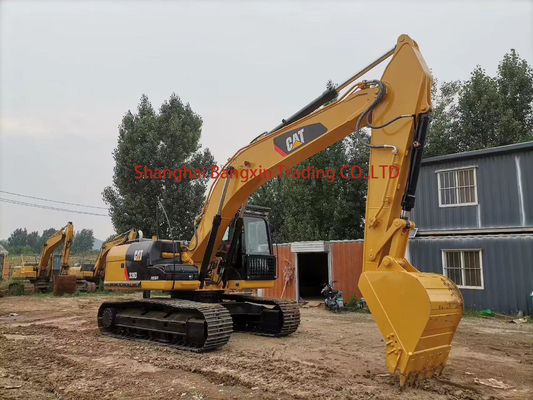 Originale cilindro idraulico usato Cat 320D escavatore a Shanghai 20000 KG Peso della macchina